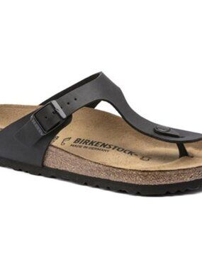 Birkenstock - Womens Gizeh Birko-Flor Sandal, size 10 US womens, color black.